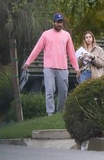 WHITNEY PORT and Tim Rosenman Outside Her Home in Beverly Hills 04/10/2020