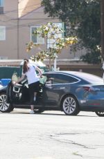 ABBY CHAMPION and CHRISTINA SCHWARZENEGGER Out in Brentwood 05/06/2020