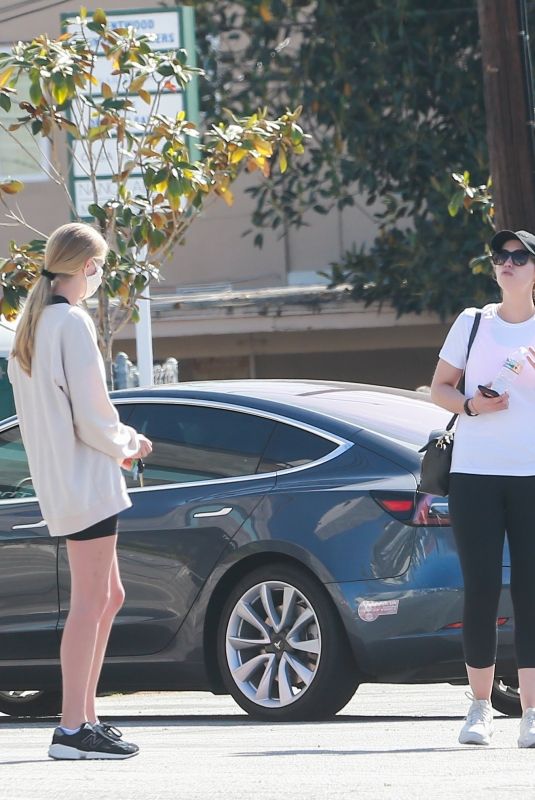 ABBY CHAMPION and CHRISTINA SCHWARZENEGGER Out in Brentwood 05/06/2020