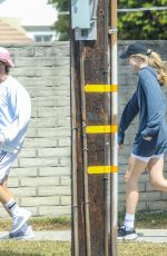 ABBY CHAMPION and Patrick Schwarzenegger Out Jogging in Brentwood 05/14/2020