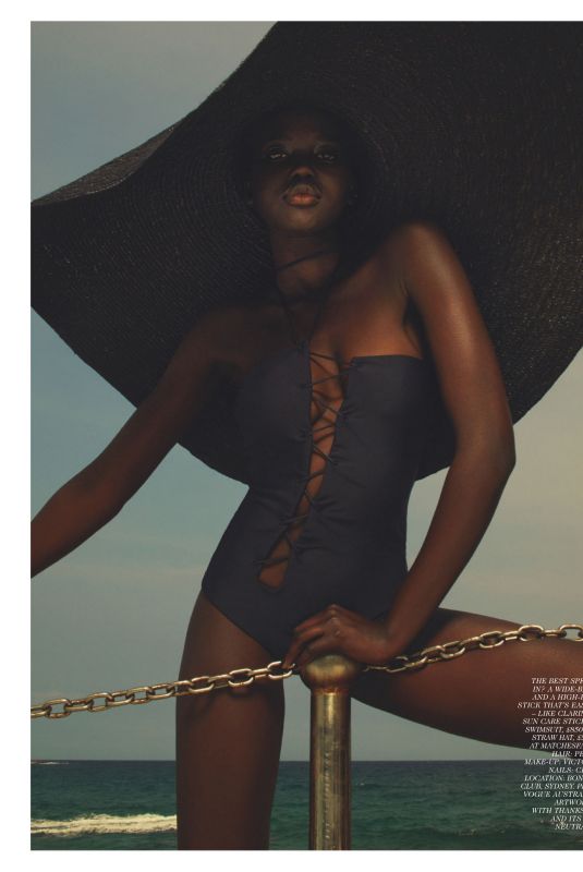 ADUT AKECH in Vogue Magazine, UK June 2020