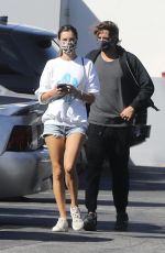 ALESSANDRA AMBROSIO and Nicolo Oddi Shopping at Erewhon Organic 05/18/2020