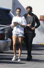 ALESSANDRA AMBROSIO and Nicolo Oddi Shopping at Erewhon Organic 05/18/2020