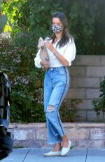 ALESSANDRA AMBROSIO in Denim Out in Beverly Hills 04/29/2020