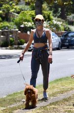 ALESSANDRA AMBROSIO Out with Her Dog in Santa Monica 05/24/2020