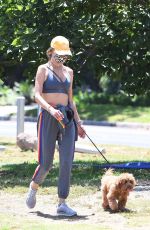 ALESSANDRA AMBROSIO Out with Her Dog in Santa Monica 05/24/2020