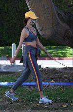 ALESSANDRA AMBROSIO Out with Her Dog in Santa Monica 05/24/2020