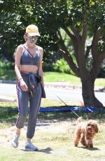 ALESSANDRA AMBROSIO Out with Her Dog in Santa Monica 05/24/2020