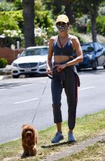 ALESSANDRA AMBROSIO Out with Her Dog in Santa Monica 05/24/2020