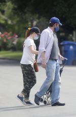 ALYSON HANNIGAN and Aexis Denisof Out Shopping in Los Angeles 04/29/2020