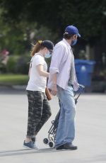 ALYSON HANNIGAN and Aexis Denisof Out Shopping in Los Angeles 04/29/2020