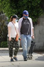 ALYSON HANNIGAN and Aexis Denisof Out Shopping in Los Angeles 04/29/2020