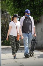 ALYSON HANNIGAN and Aexis Denisof Out Shopping in Los Angeles 04/29/2020