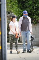ALYSON HANNIGAN and Aexis Denisof Out Shopping in Los Angeles 04/29/2020
