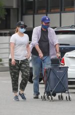 ALYSON HANNIGAN and Aexis Denisof Out Shopping in Los Angeles 04/29/2020