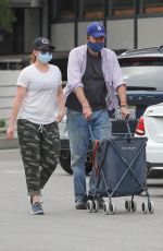 ALYSON HANNIGAN and Aexis Denisof Out Shopping in Los Angeles 04/29/2020