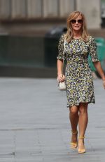AMANDA HOLDEN in a Floral Dress Leaves Heart Radio in London 05/13/2020