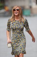 AMANDA HOLDEN in a Floral Dress Leaves Heart Radio in London 05/13/2020