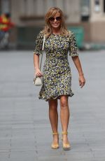 AMANDA HOLDEN in a Floral Dress Leaves Heart Radio in London 05/13/2020