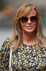 AMANDA HOLDEN in a Floral Dress Leaves Heart Radio in London 05/13/2020