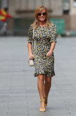 AMANDA HOLDEN in a Floral Dress Leaves Heart Radio in London 05/13/2020
