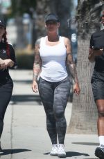 AMBER ROSE Out and About in Studio City 05/14/2020