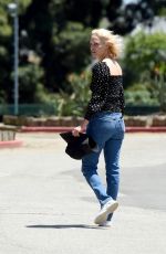 AMBER VALLETTA and Teddy Charles Out with Their Dogs in Los Angeles 05/25/2020