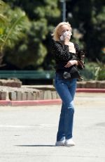 AMBER VALLETTA and Teddy Charles Out with Their Dogs in Los Angeles 05/25/2020
