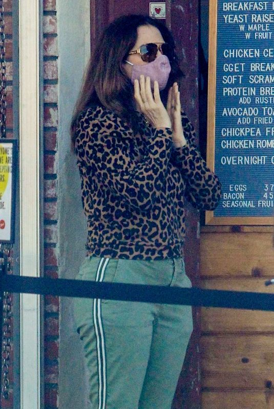 AMY LANDECKER Out for Coffee in West Hollywood 05/16/2020