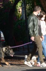 ANA DE ARMAS and Ben Affleck Out with Their Dog in Los Angeles 05/18/2020