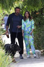 ANA DE ARMAS and Ben Affleck Out with Their Dogs in Venice Beach 05/27/2020