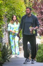 ANA DE ARMAS and Ben Affleck Out with Their Dogs in Venice Beach 05/27/2020