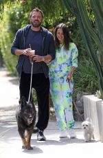 ANA DE ARMAS and Ben Affleck Out with Their Dogs in Venice Beach 05/27/2020