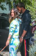 ANA DE ARMAS and Ben Affleck Out with Their Dogs in Venice Beach 05/27/2020