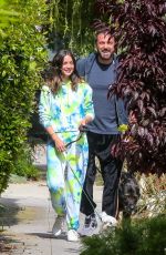 ANA DE ARMAS and Ben Affleck Out with Their Dogs in Venice Beach 05/27/2020