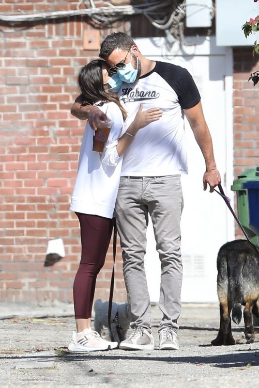 ANA DE ARMAS and Ben Affleck Wearing Masks Out in Los Angeles 05/19/2020