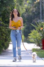 ANA DE ARMAS Out with Her Dog in Venice Beach 05/09/2020