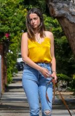ANA DE ARMAS Out with Her Dog in Venice Beach 05/09/2020