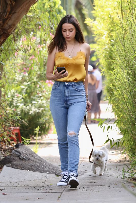 ANA DE ARMAS Out with Her Dog in Venice Beach 05/09/2020