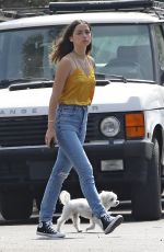 ANA DE ARMAS Out with Her Dog in Venice Beach 05/09/2020