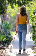 ANA DE ARMAS Out with Her Dog in Venice Beach 05/09/2020