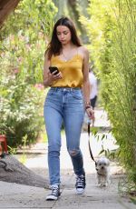 ANA DE ARMAS Out with Her Dog in Venice Beach 05/09/2020