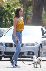 ANA DE ARMAS Out with Her Dog in Venice Beach 05/09/2020