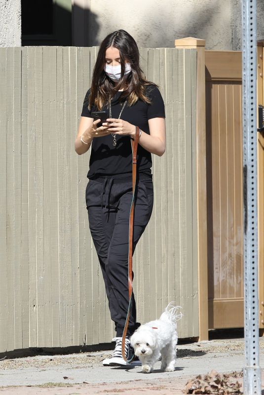 ANA DE ARMAS Out with Her Dog in Venice Beach 05/15/2020