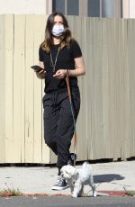 ANA DE ARMAS Out with Her Dog in Venice Beach 05/15/2020