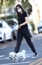 ANA DE ARMAS Out with Her Dog in Venice Beach 05/15/2020