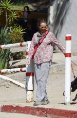 ANDIE MACDOWELL Out with Her Dog in Los Angeles 05/15/2020
