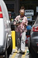 ANDIE MACDOWELL Out with Her Dog in Los Angeles 05/15/2020