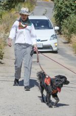 ANDIE MACDOWELL Out with Her Dog in Los Angeles 05/21/2020