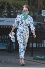 ANDIE MACDOWELL Wearing Bandana Mask Out in Los Angeles 05/27/2020